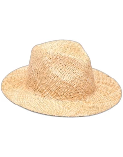 Lillian Natural Bao Fedora Hat
