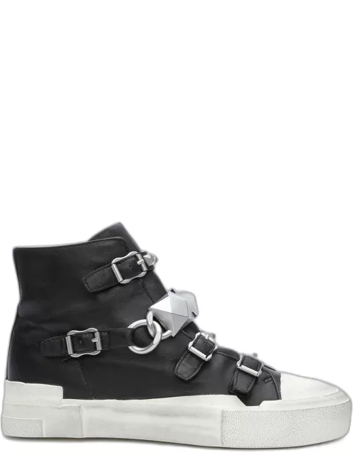 Galaxy Studded Chain High-Top Sneaker