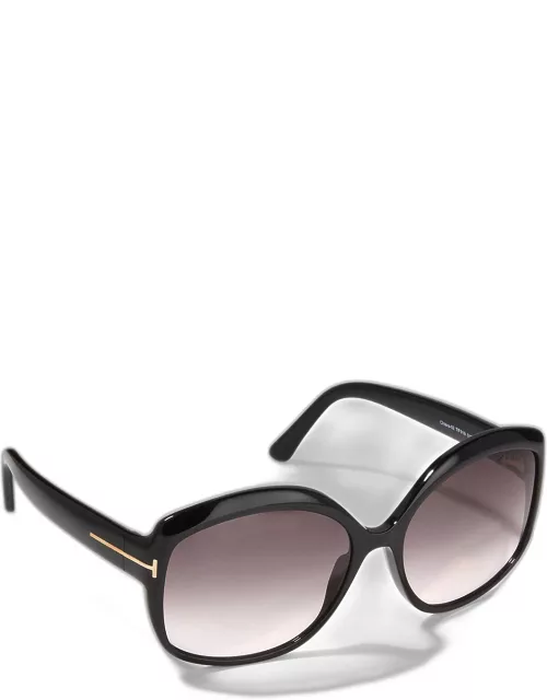Chiara Round Plastic Sunglasse