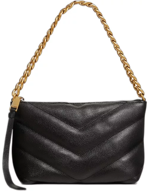 Edie Quilted Leather Crossbody Bag