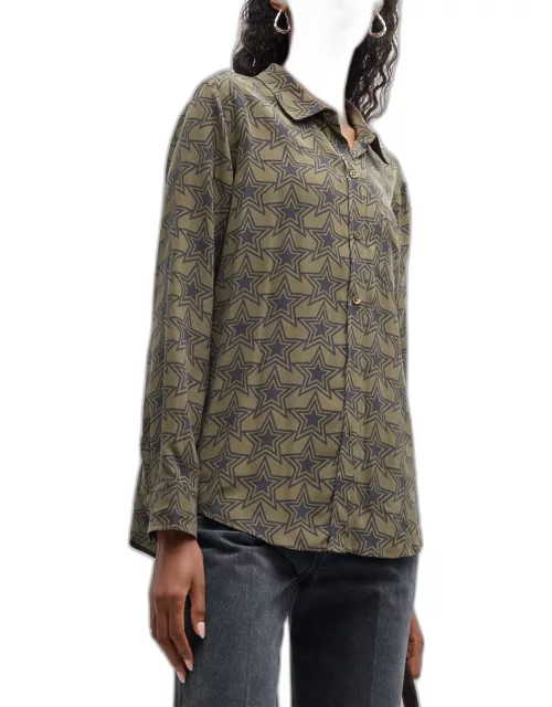 Kate Star Button-Front Shirt
