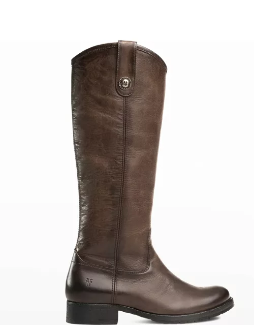 Melissa Button Lug-Sole Tall Riding Boot