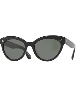 Roella Polarized Cat-Eye Sunglasses, Black