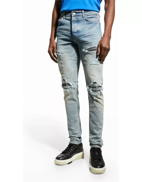 Men's MX1 Bandana Repair Skinny Jean