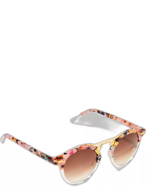 St. Louis Round Sunglasses with Metal Keyhole - Lotus to Cry
