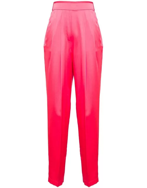 Forte_Forte High Waisted Pink Silk Jogger