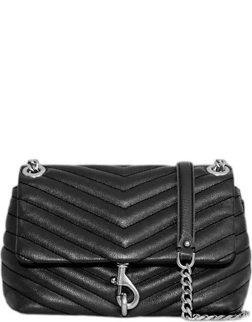 Edie Quilted Leather Chain Crossbody Bag
