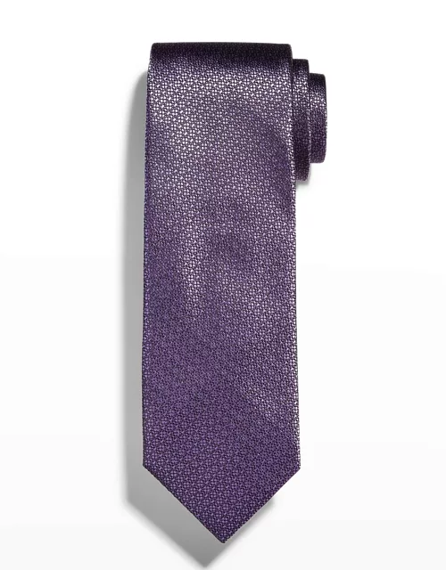 Men's Micro-Neat Silk Tie