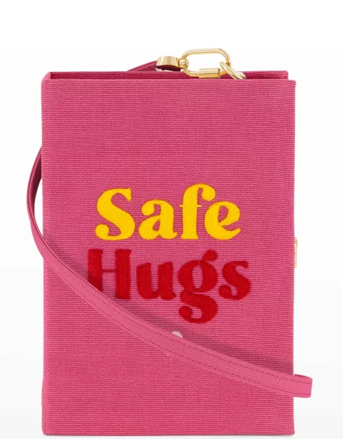 Safe Hugs Book Clutch Crossbody Bag