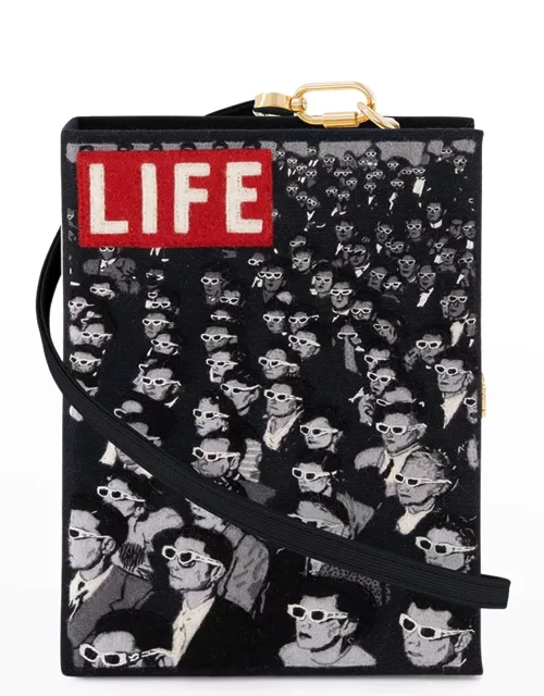 Life Sunglasses Book Clutch Bag
