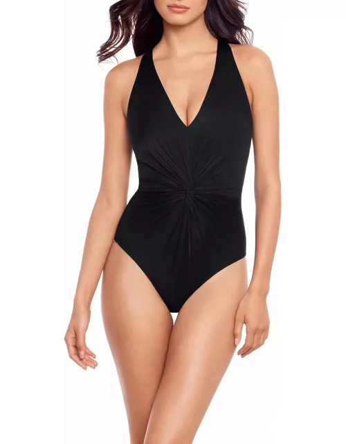 Twister Drew O-Ring Solid One-Piece Swimsuit