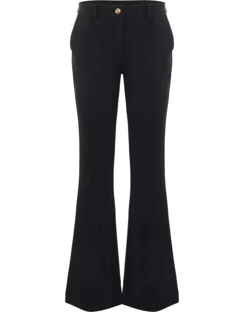 Versace Jeans Couture Trousers In Stretch Cady