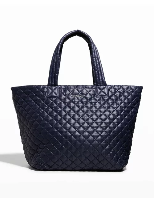 Metro Deluxe Large Quilted Nylon Tote Bag