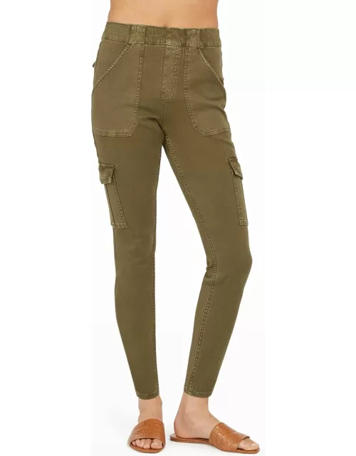 Stretch Twill Ankle Cargo Pant
