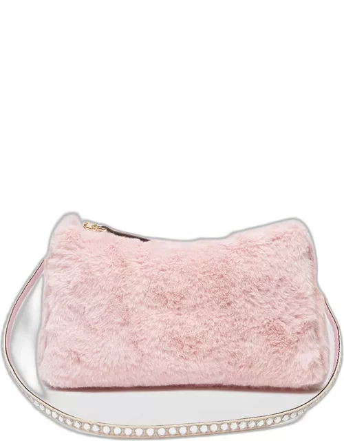 Mini Prism Faux-Fur Shoulder Bag