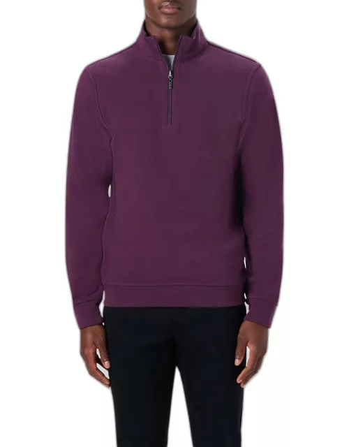 Men's Reversible Quarter-Zip Sweater