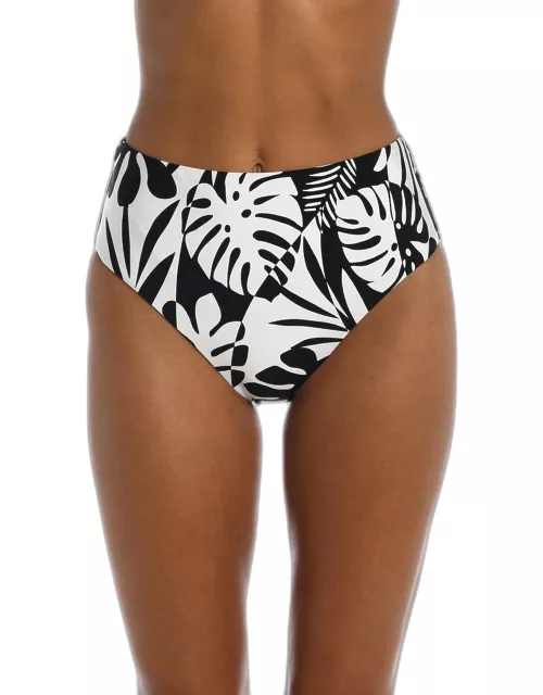 Optic Tropic High-Waist Bikini Bottom
