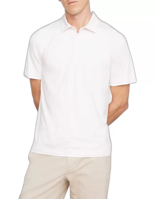 Men's Double-Layer Jersey Polo Shirt