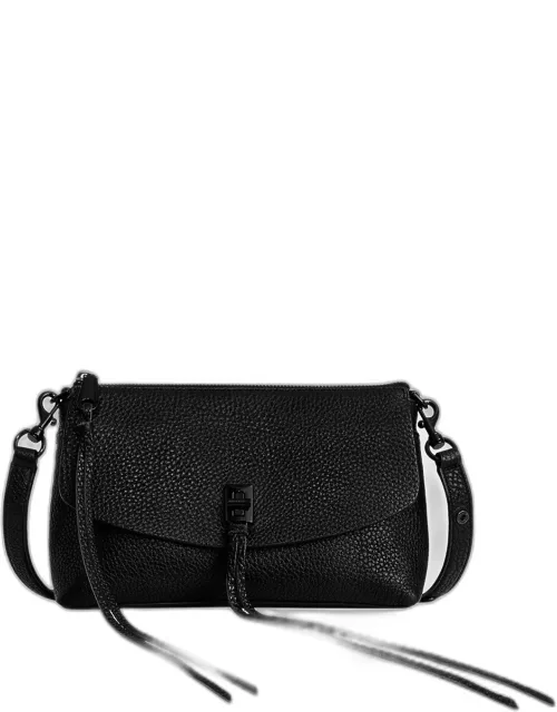 Darren Zip Leather Crossbody Bag