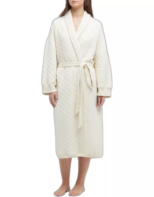 The Quilted Shawl-Collar Robe