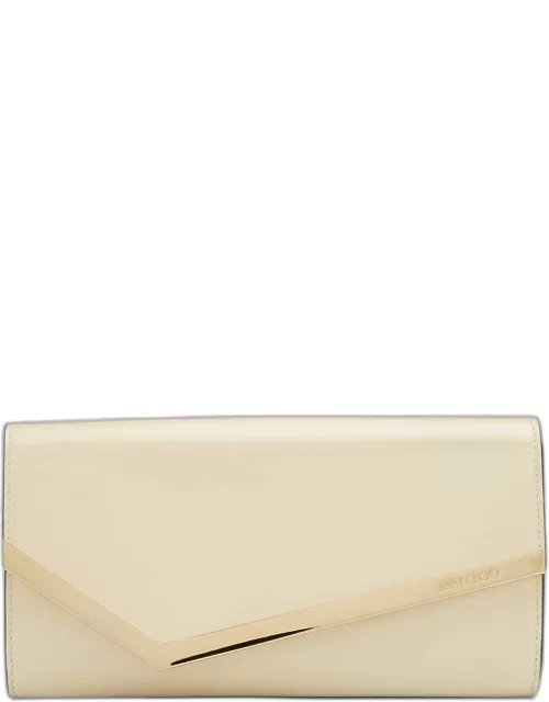 Emmie Flap Patent Leather Clutch Bag