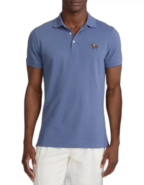 Men's Luxe Pique Polo Shirt