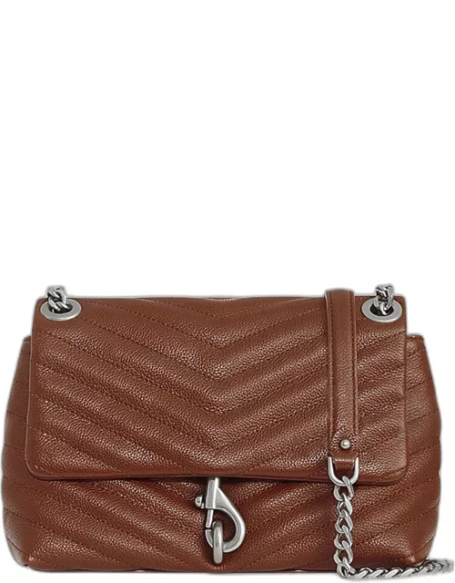 Edie Flap Quilted Leather Crossbody Bag
