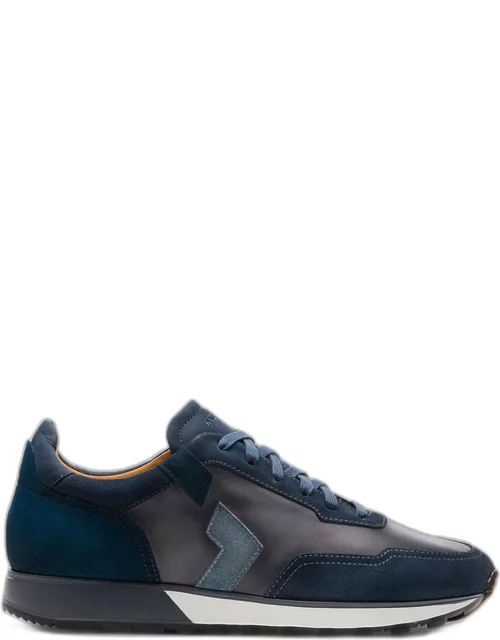Men's Leather Aero Runner Sneaker