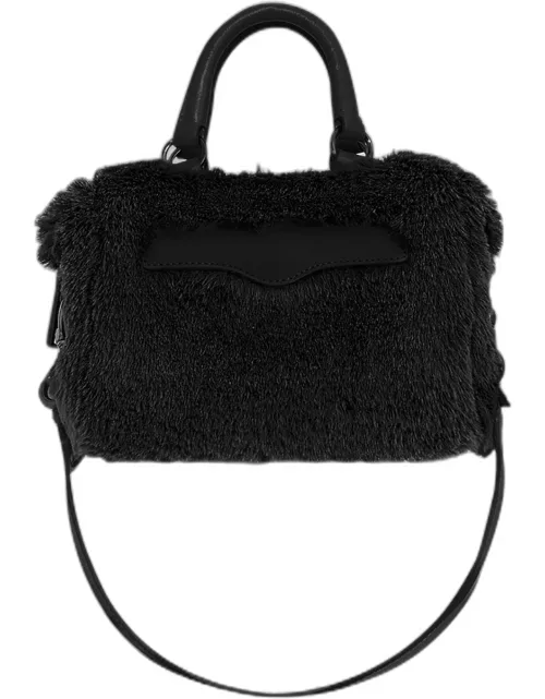 Mab Bittie Faux-Fur Crossbody Bag