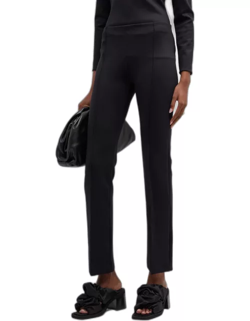 Stovepipe Straight-Leg Pull-On Pant
