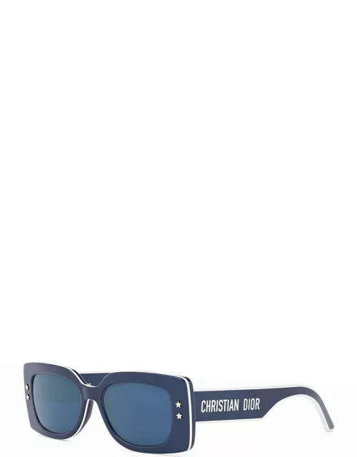 Diorpacific Logo Square Acetate Sunglasse