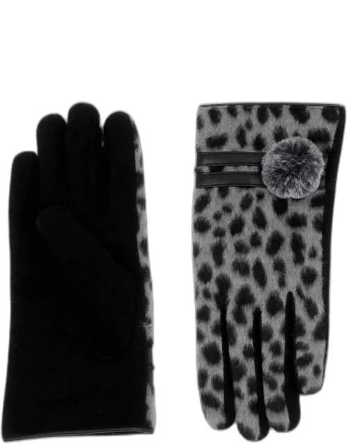 Pauline Leopard-Print Glove