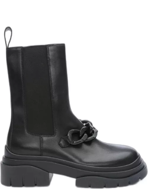 Squall Leather Chain Chelsea Boot