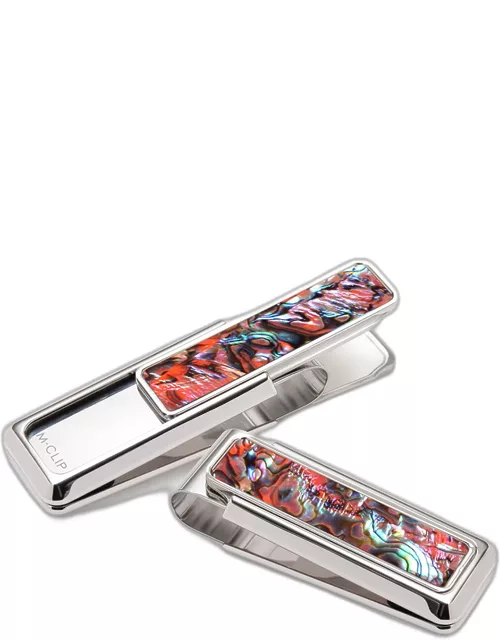 Men's Mother-Of-Pearl & Abalone Money Clip