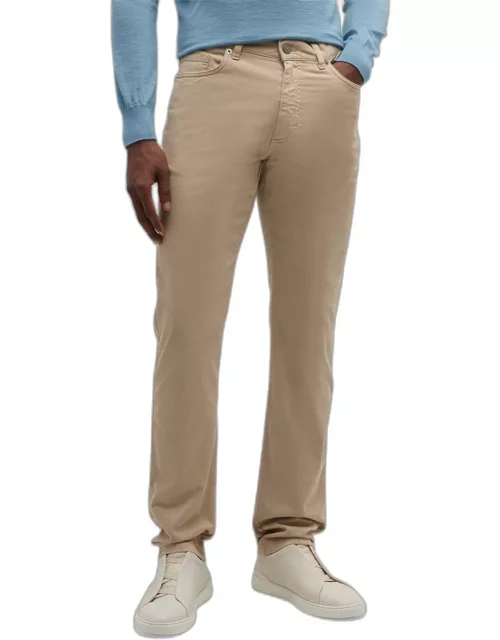Men's Brushed Cotton 5-Pocket Trouser