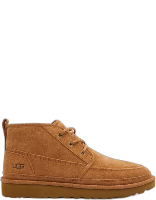 Men's Neumel Moc Shearling-Lined Suede Chukka Boot