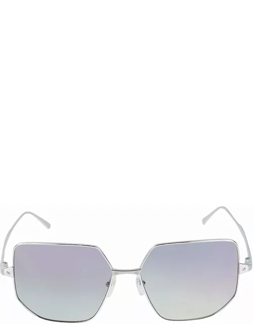 Cartier Eyewear Hexagon Frame Sunglasse