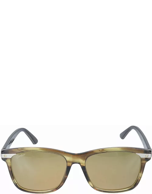 Cartier Eyewear Square Frame Sunglasse