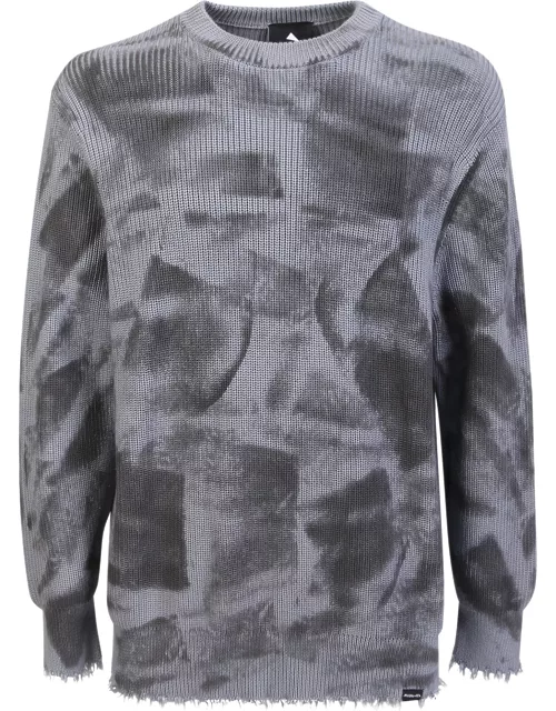 Mauna Kea Cotton Pinture Effect Sweater