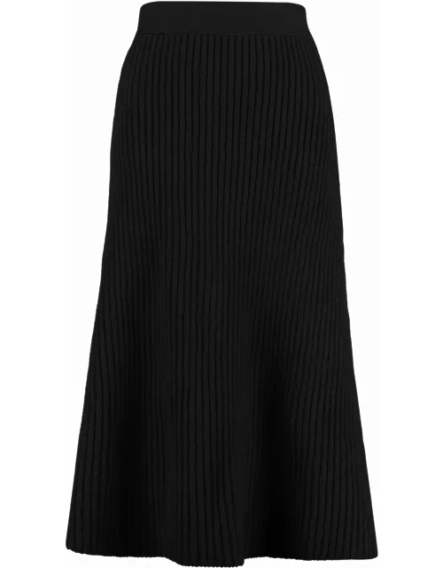 Bottega Veneta Pleated Midi Skirt