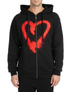 Vision of Super Spray Heart Cotton Hoodie