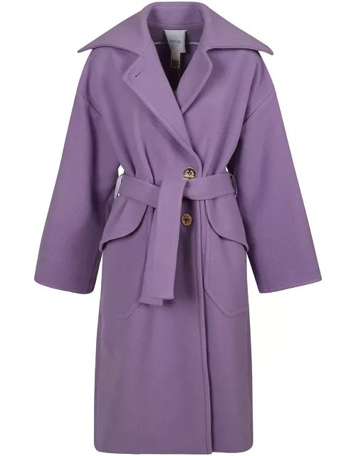 Patou Double Sided Wool Maxi Coat