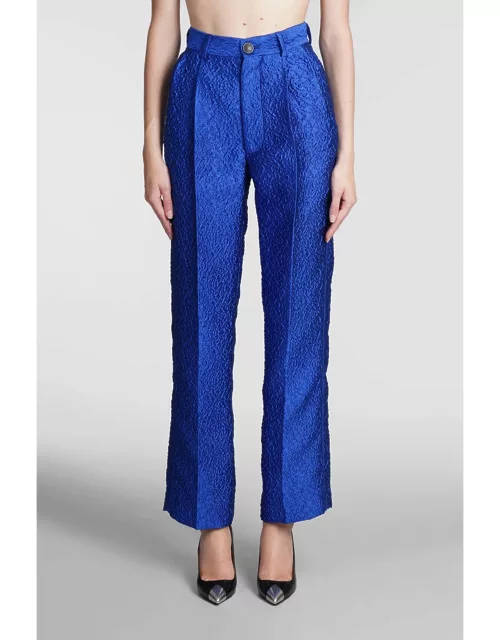Koché Pants In Blue Polyester