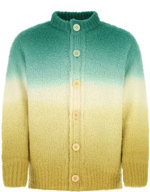 Sacai Multicolor Wool Blend Cardigan