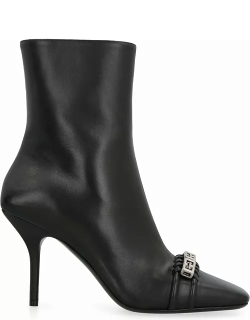 Givenchy G Woven Leather Ankle Boot