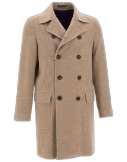 Eleventy Wool And Cashmere Coat