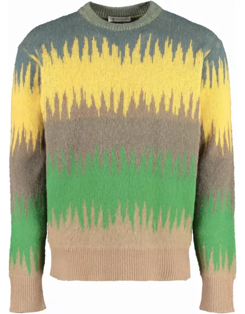 Piacenza Cashmere Crew-neck Wool Sweater