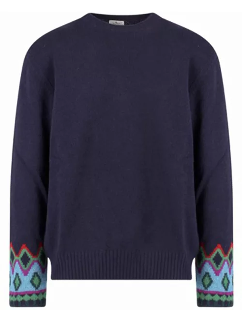 Etro Crewneck Sweater With Embroidery
