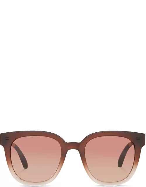 TOMS Women's Sunglasses Brown Juniper Matte Ombre
