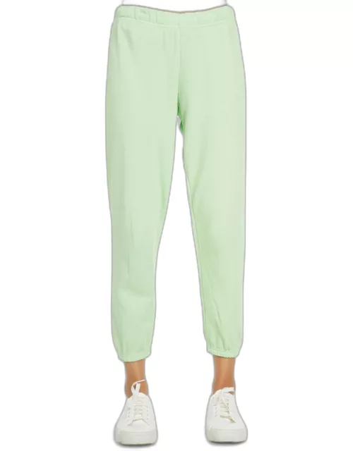 Nate LE Neon Green Crop Sweatpant - Slime Green